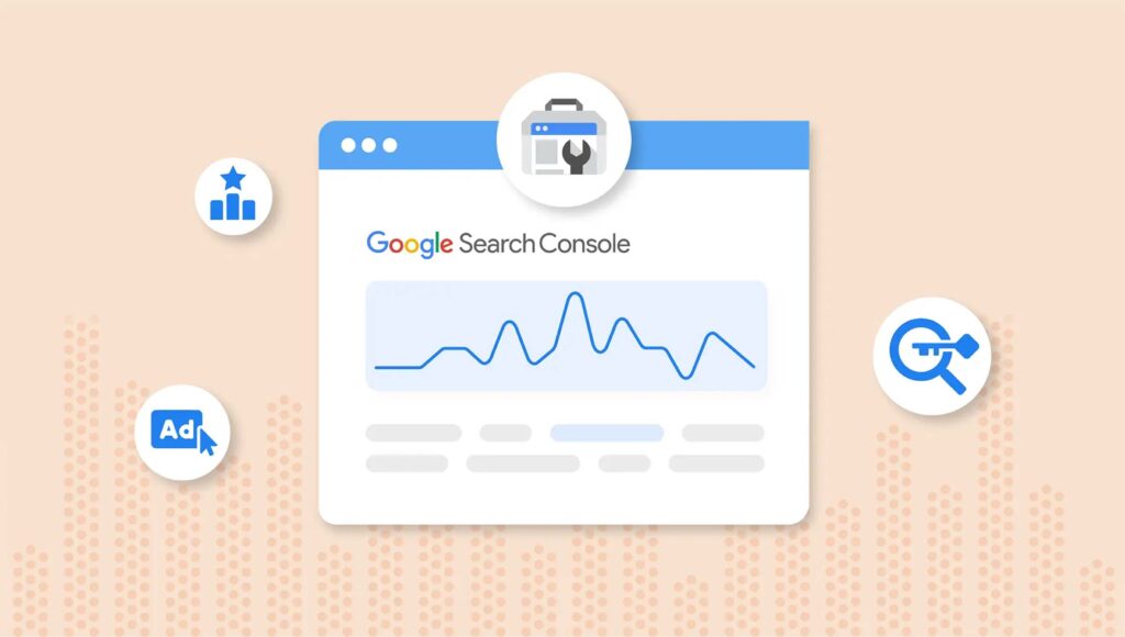 Google Search Console Metrics Image for local seo